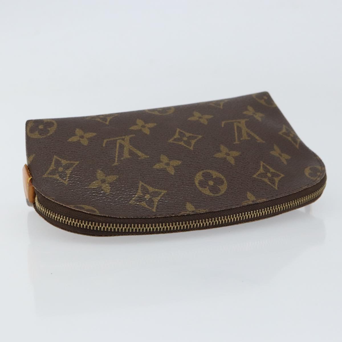 LOUIS VUITTON Monogram Pochette Cosmetic PM Pouch M43998 LV Auth BA9098