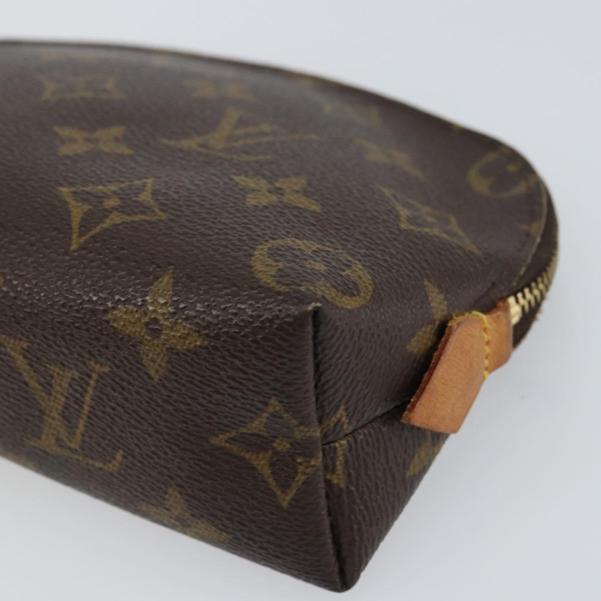 LOUIS VUITTON Monogram Pochette Cosmetic PM Pouch M43998 LV Auth BA9098