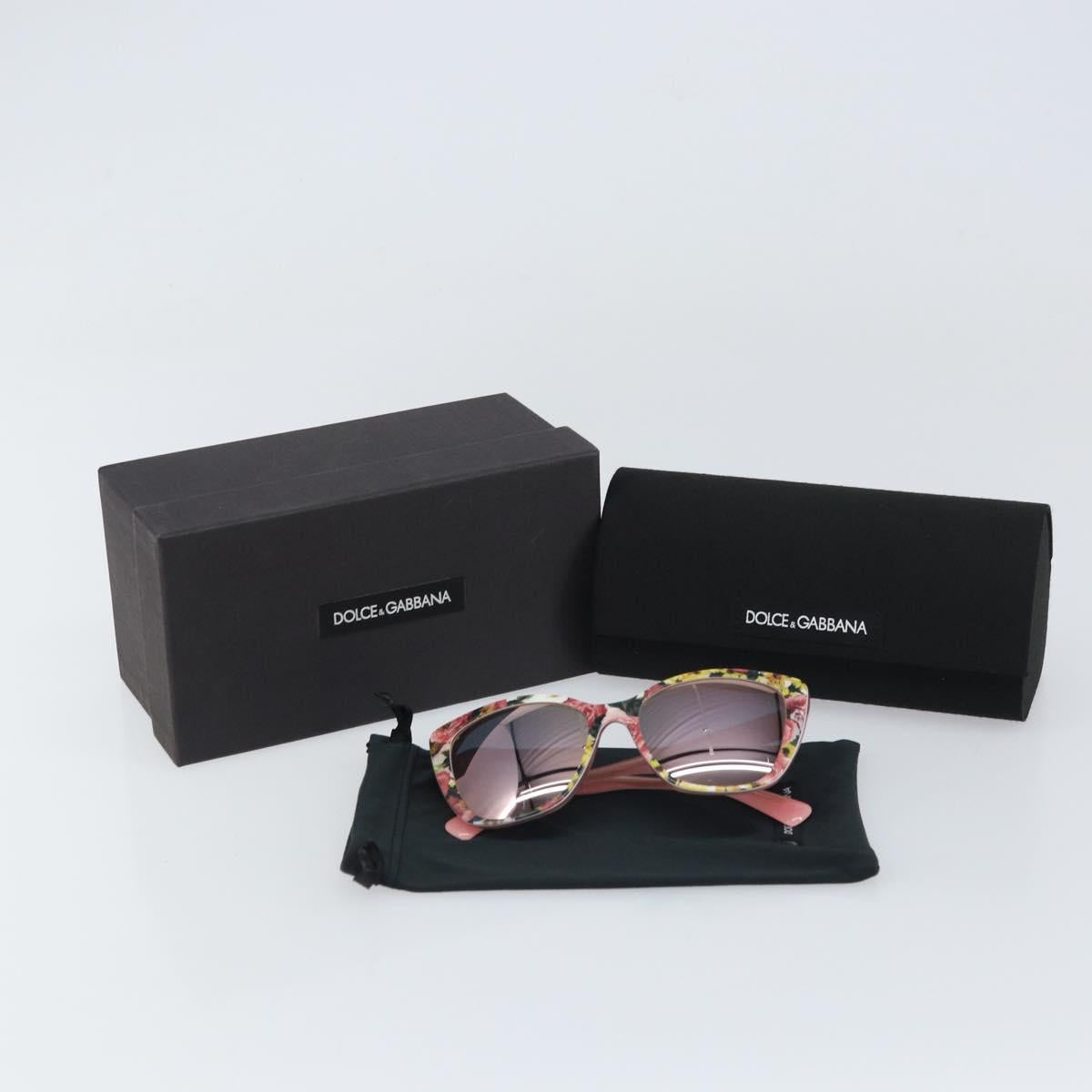 DOLCE&GABBANA Sunglasses plastic Pink Auth BA9110V