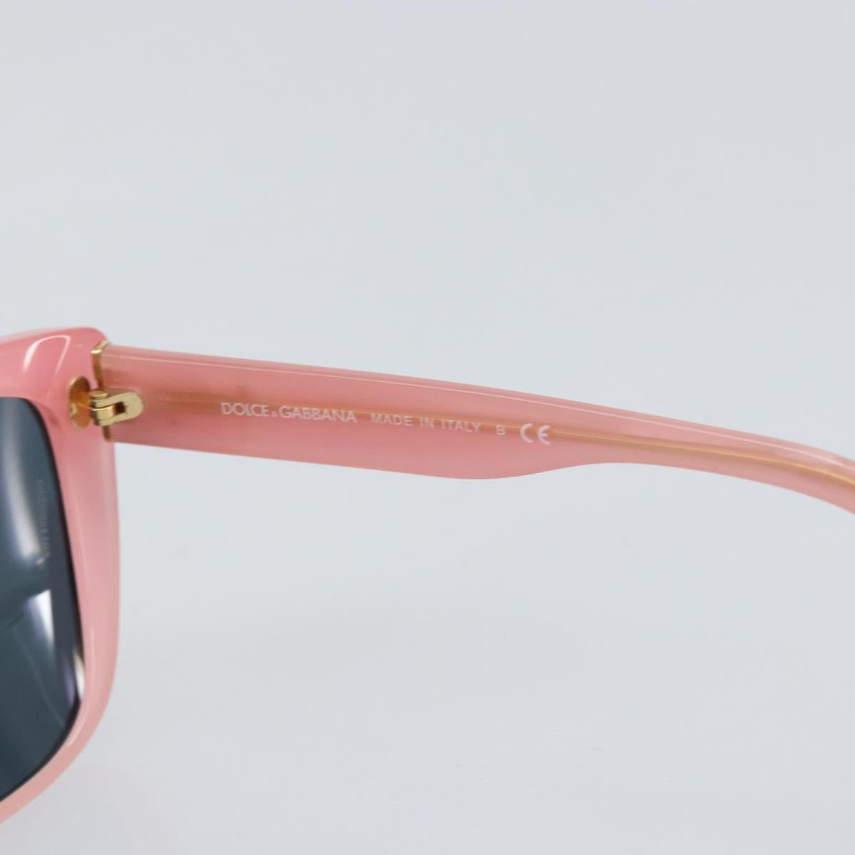 DOLCE&GABBANA Sunglasses plastic Pink Auth BA9110V
