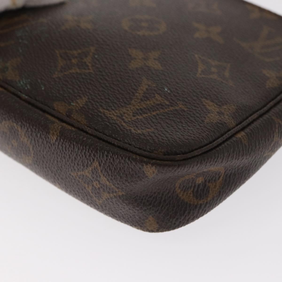 LOUIS VUITTON Monogram Pochette Accessoires Pouch M51980 LV Auth BA9113