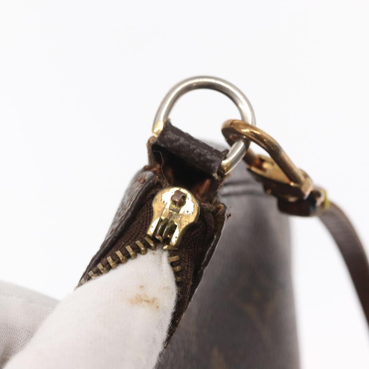 LOUIS VUITTON Monogram Pochette Accessoires Pouch M51980 LV Auth BA9113