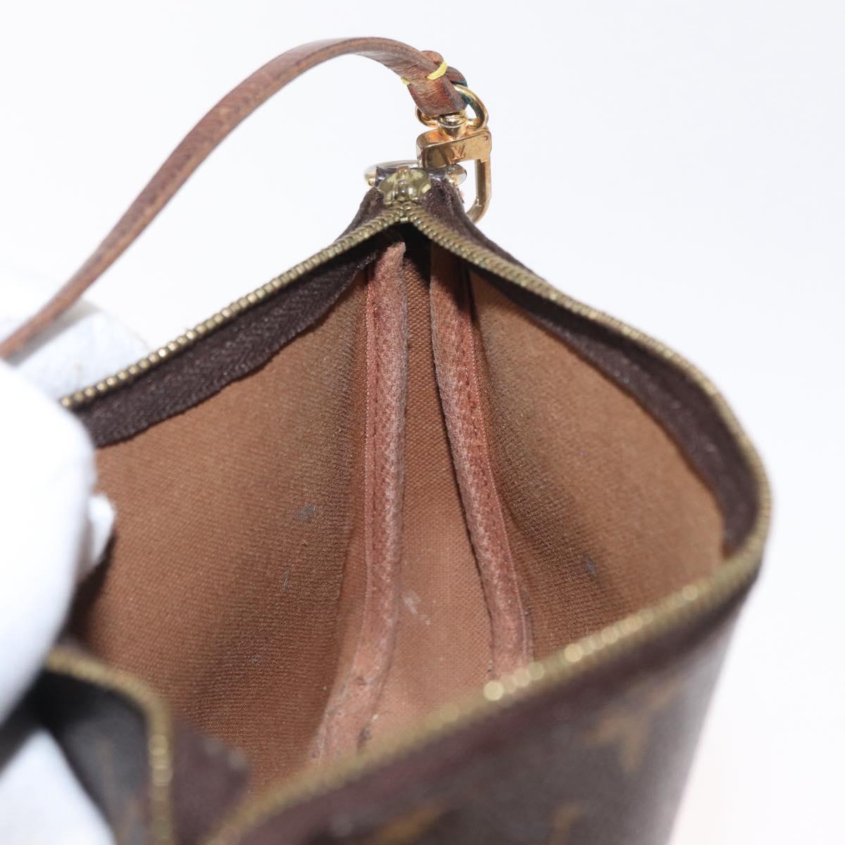 LOUIS VUITTON Monogram Pochette Accessoires Pouch M51980 LV Auth BA9113