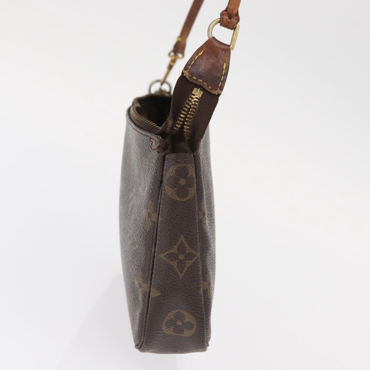 LOUIS VUITTON Monogram Pochette Accessoires Pouch M51980 LV Auth BA9113