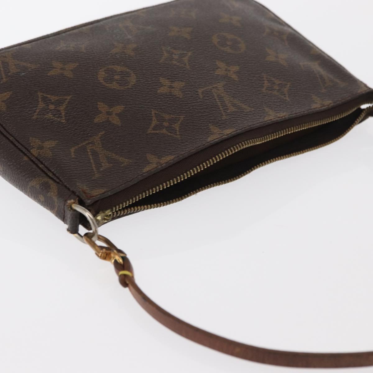 LOUIS VUITTON Monogram Pochette Accessoires Pouch M51980 LV Auth BA9113