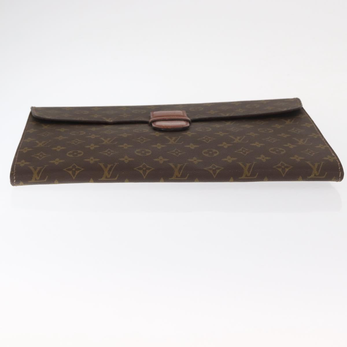 LOUIS VUITTON Monogram Posh Ministor Briefcase M53445 LV Auth BA9117