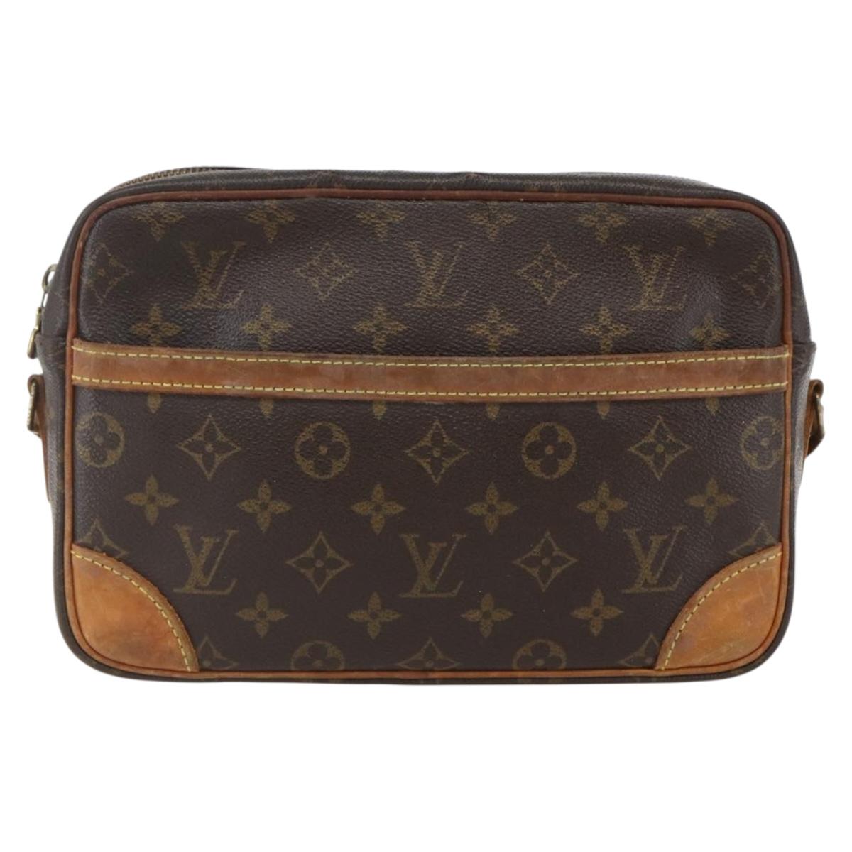 LOUIS VUITTON Monogram Trocadero 27 Shoulder Bag M51274 LV Auth BA9118