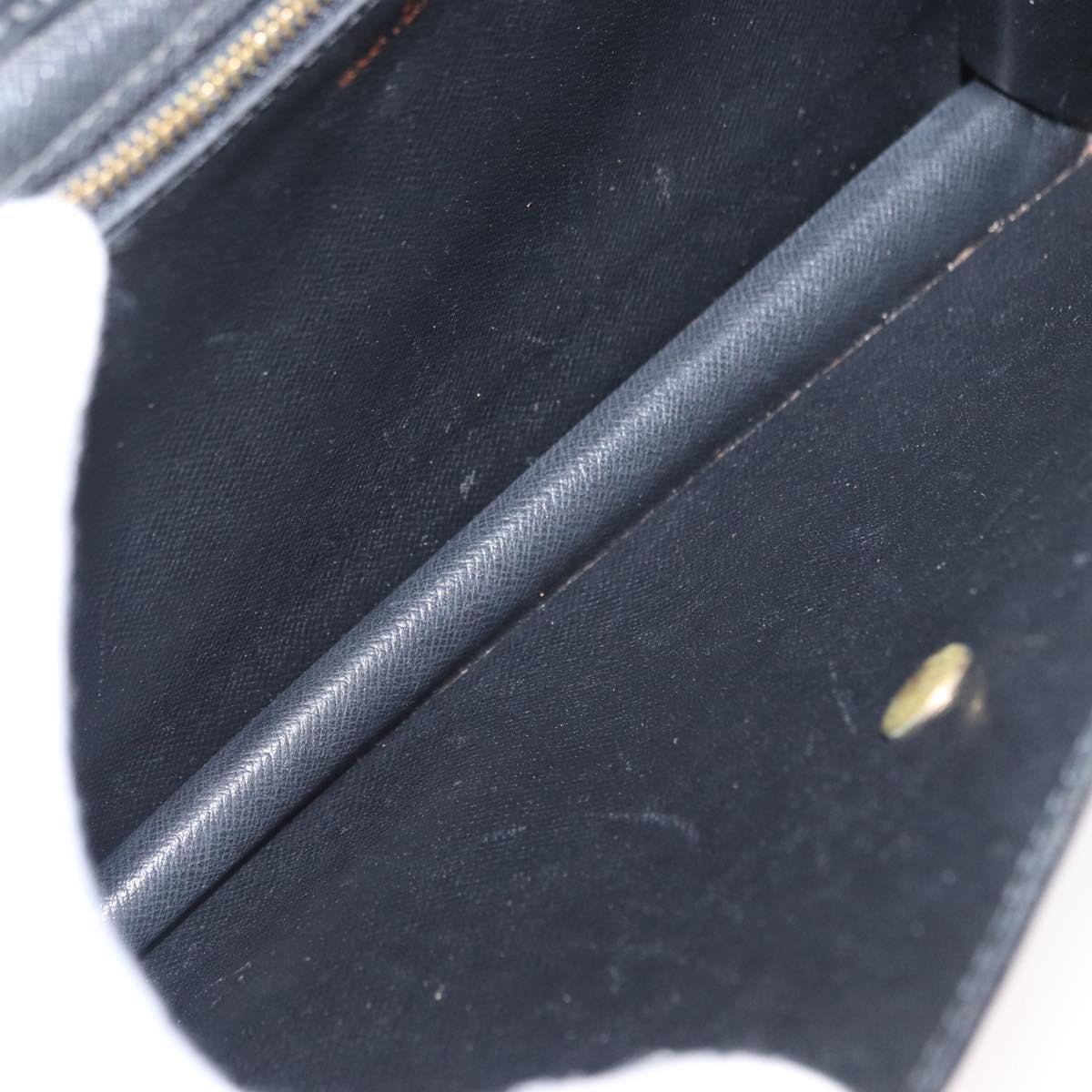 LOUIS VUITTON Epi Montaigne 27 Clutch Bag Black M52652 LV Auth BA9119