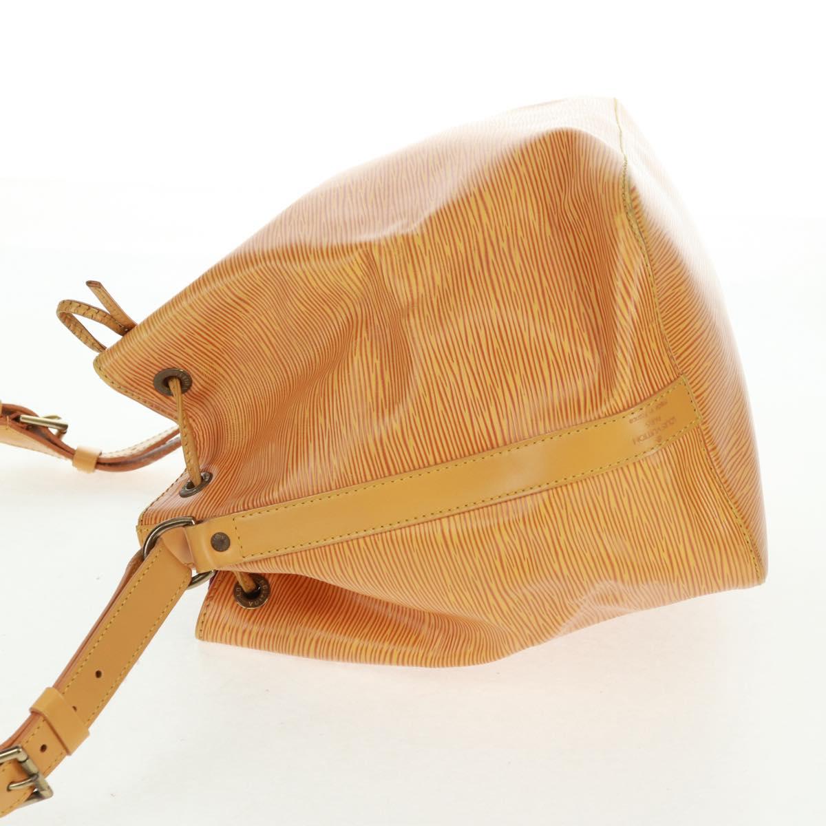 LOUIS VUITTON Epi Petit Noe Shoulder Bag Yellow M44109 LV Auth BA9123