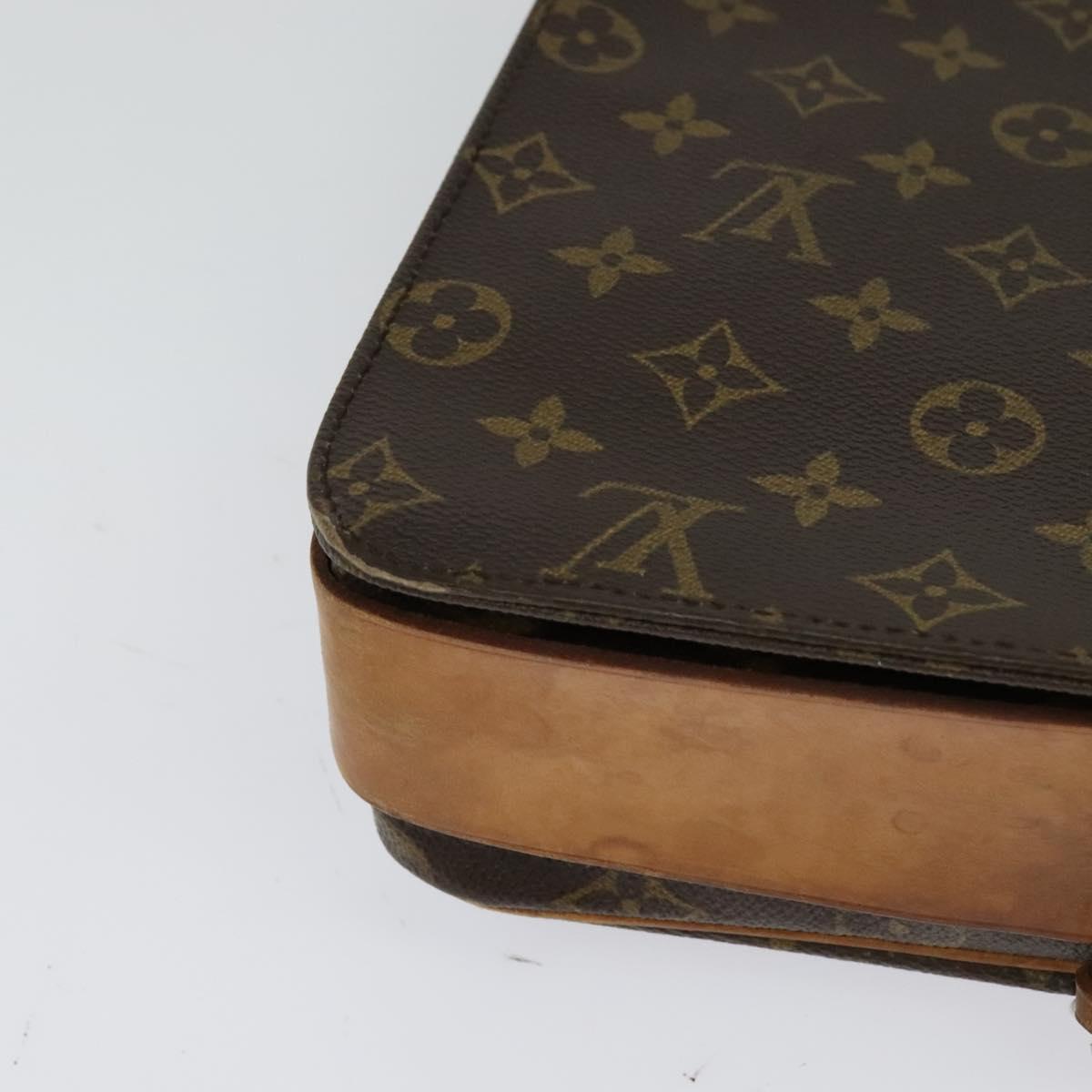 LOUIS VUITTON Monogram Cartouchiere GM Shoulder Bag M51252 LV Auth BA913