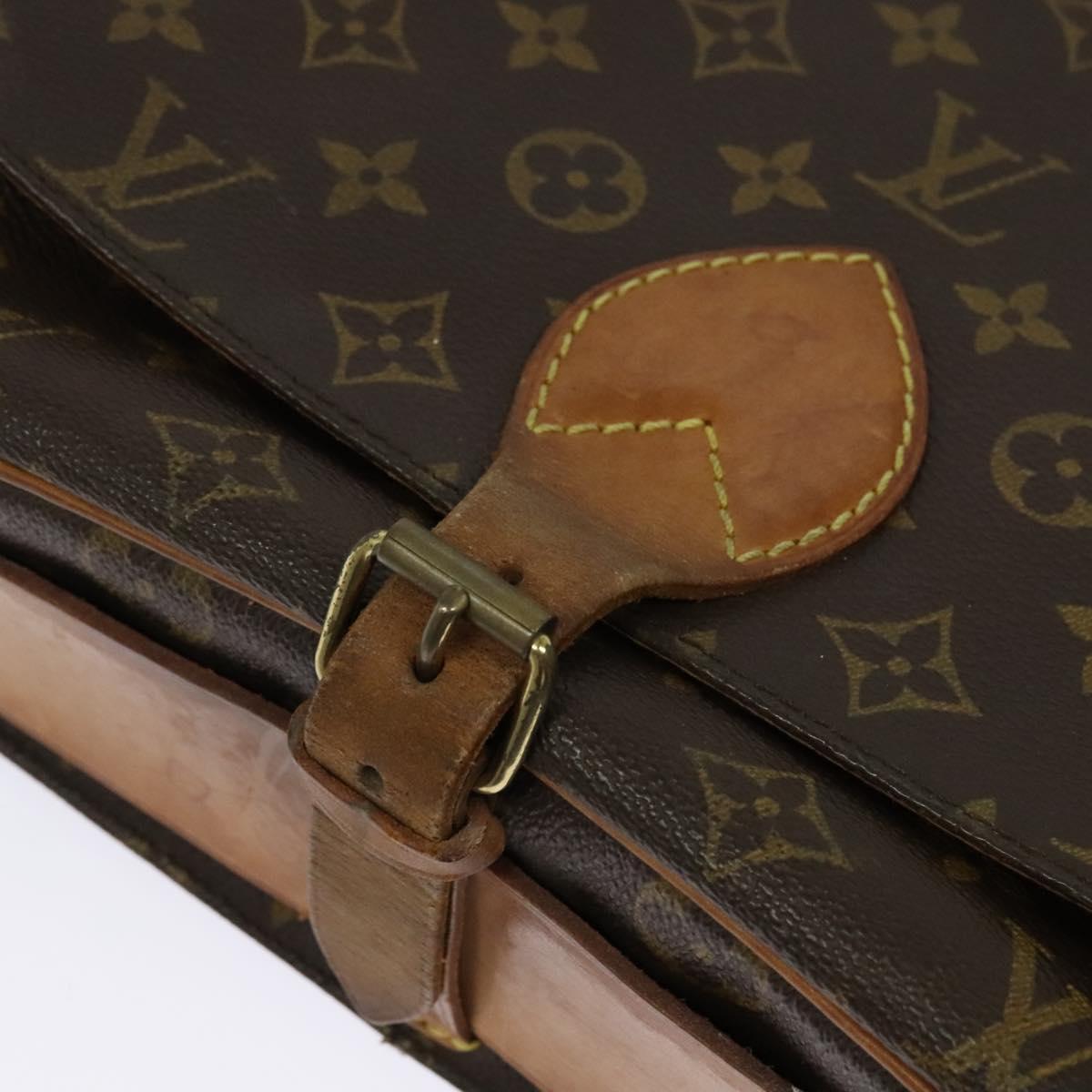 LOUIS VUITTON Monogram Cartouchiere GM Shoulder Bag M51252 LV Auth BA913