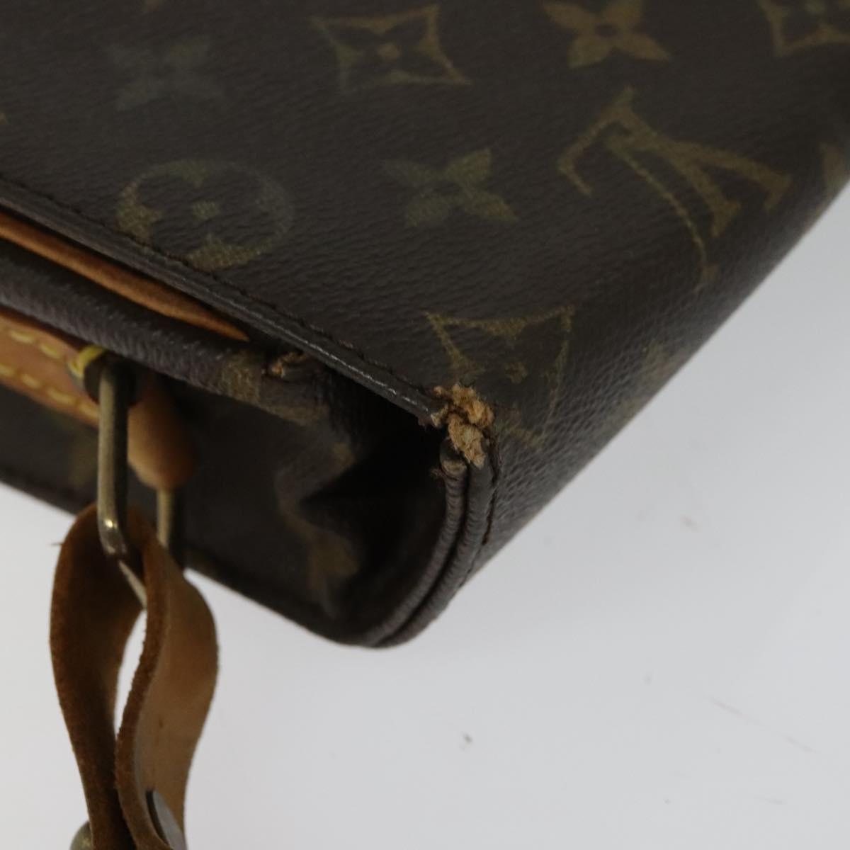 LOUIS VUITTON Monogram Cartouchiere GM Shoulder Bag M51252 LV Auth BA913