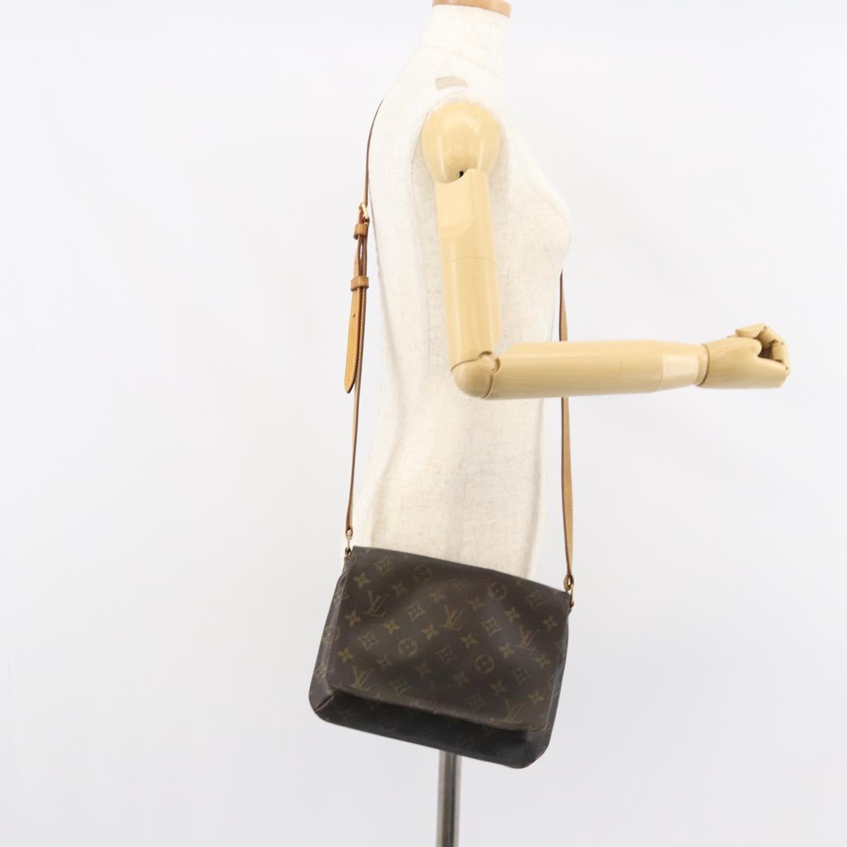 LOUIS VUITTON Monogram Musette Tango Long Strap Shoulder Bag M51388 Auth BA9143