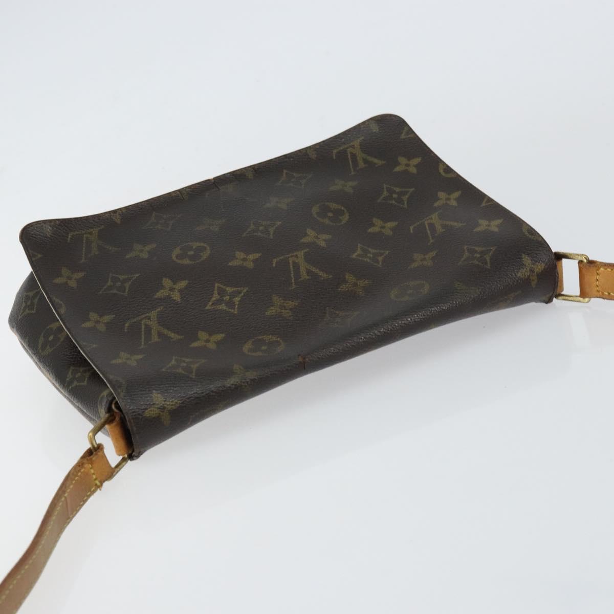 LOUIS VUITTON Monogram Musette Tango Long Strap Shoulder Bag M51388 Auth BA9143