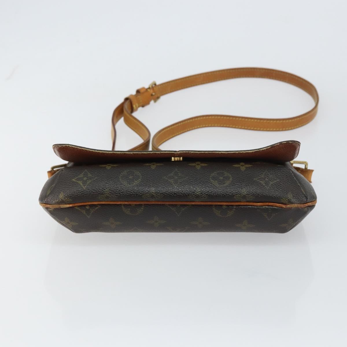 LOUIS VUITTON Monogram Musette Tango Long Strap Shoulder Bag M51388 Auth BA9143