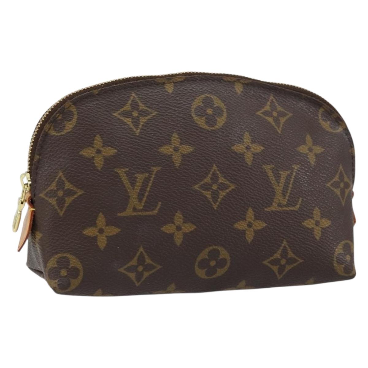 LOUIS VUITTON Monogram Pochette Cosmetic PM Pouch M43998 LV Auth BA9146