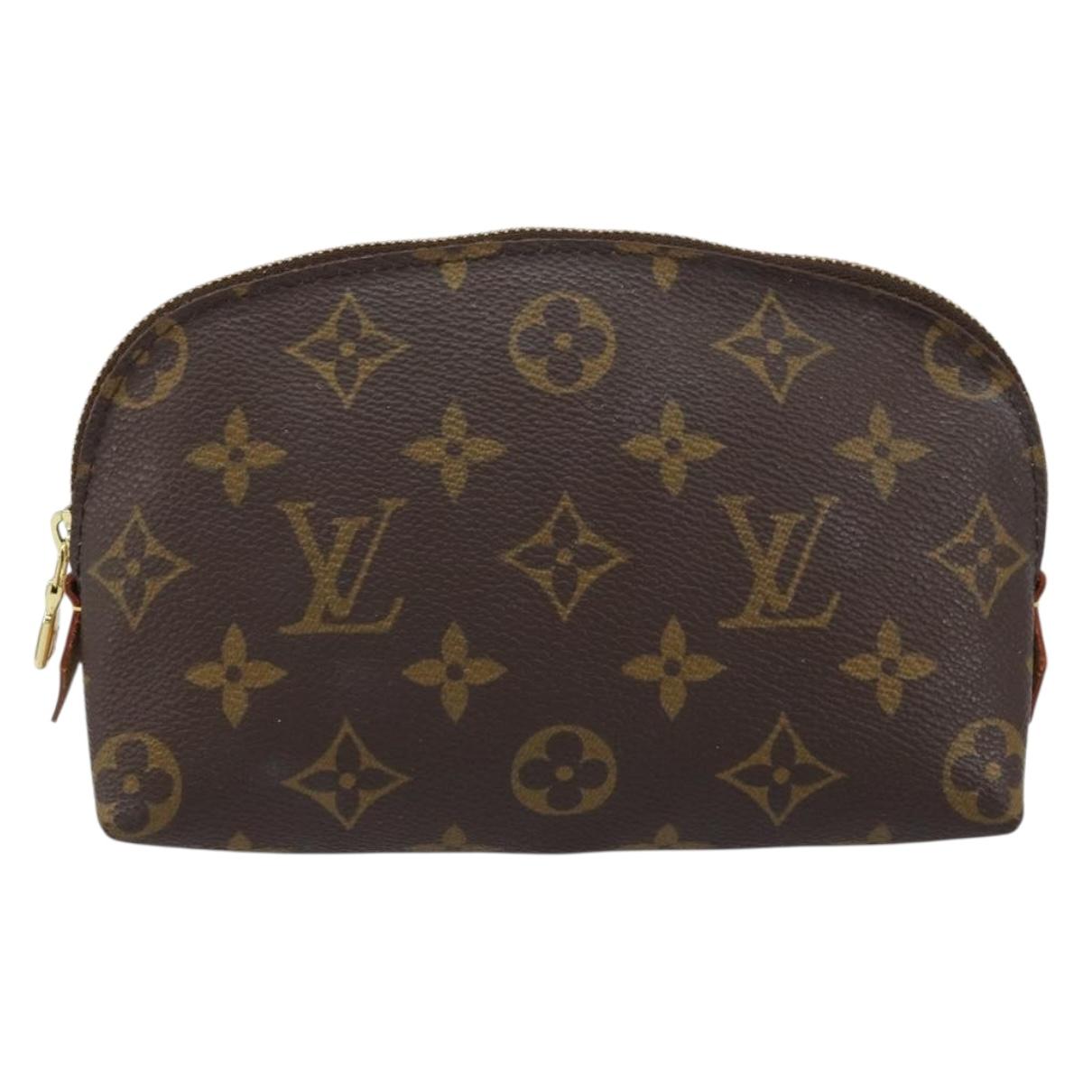 LOUIS VUITTON Monogram Pochette Cosmetic PM Pouch M43998 LV Auth BA9146