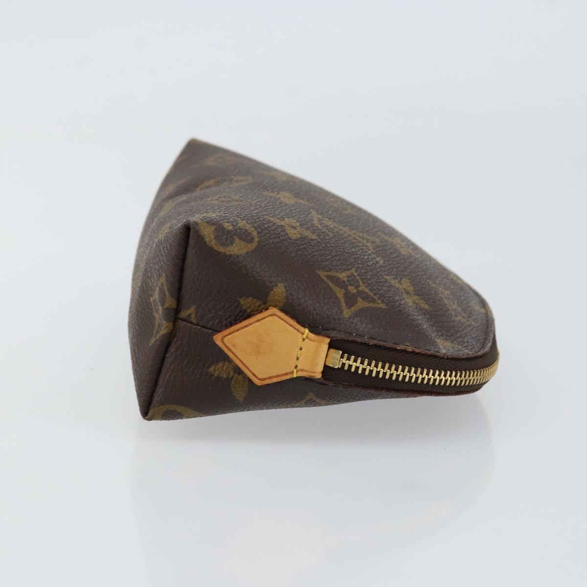 LOUIS VUITTON Monogram Pochette Cosmetic PM Pouch M43998 LV Auth BA9146