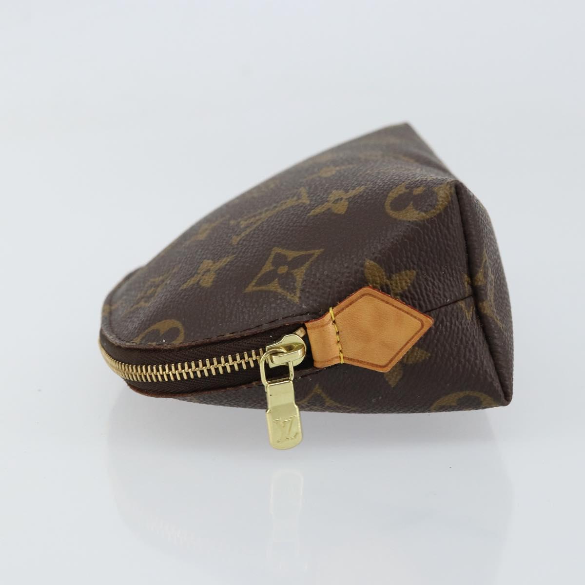 LOUIS VUITTON Monogram Pochette Cosmetic PM Pouch M43998 LV Auth BA9146