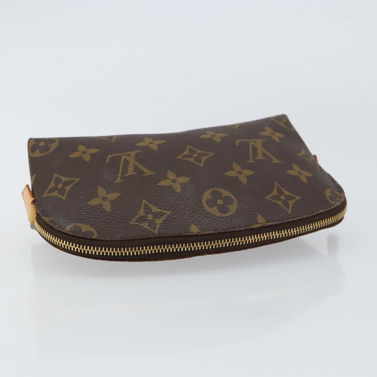 LOUIS VUITTON Monogram Pochette Cosmetic PM Pouch M43998 LV Auth BA9146