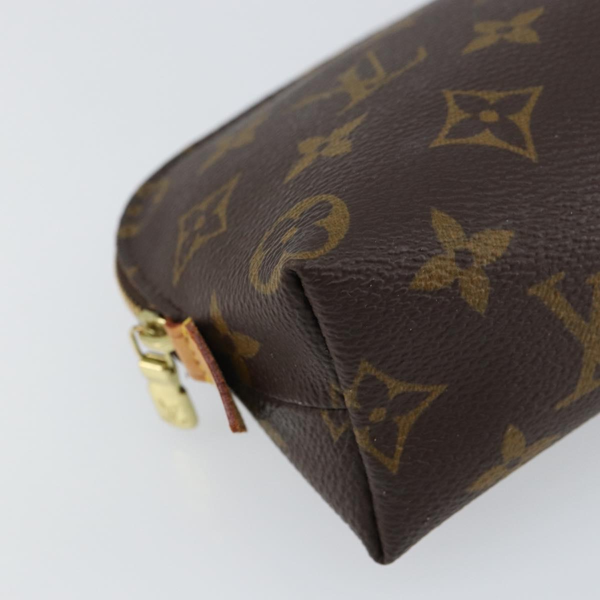 LOUIS VUITTON Monogram Pochette Cosmetic PM Pouch M43998 LV Auth BA9146