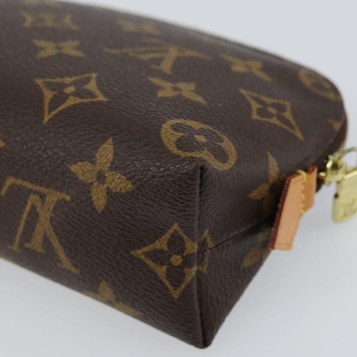 LOUIS VUITTON Monogram Pochette Cosmetic PM Pouch M43998 LV Auth BA9147