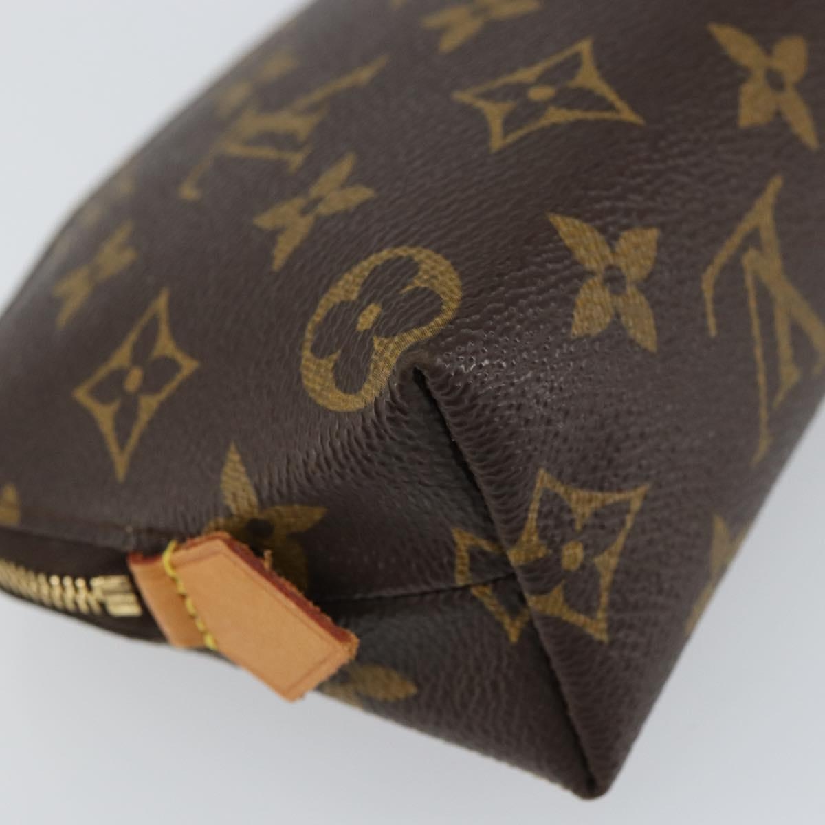 LOUIS VUITTON Monogram Pochette Cosmetic PM Pouch M43998 LV Auth BA9147