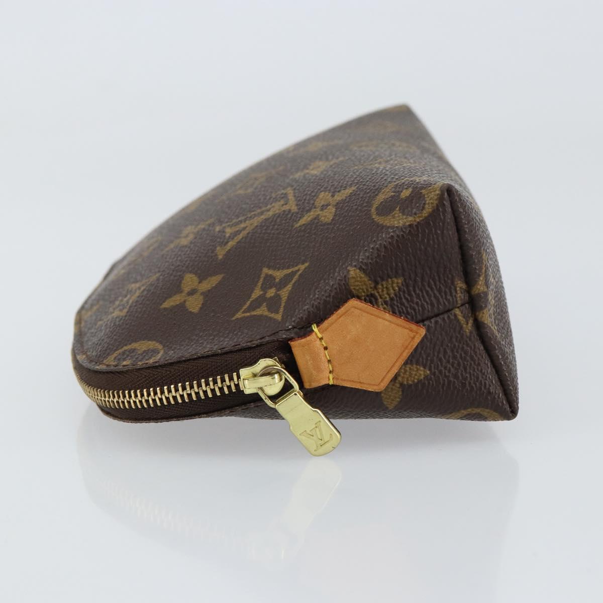LOUIS VUITTON Monogram Pochette Cosmetic PM Pouch M43998 LV Auth BA9147