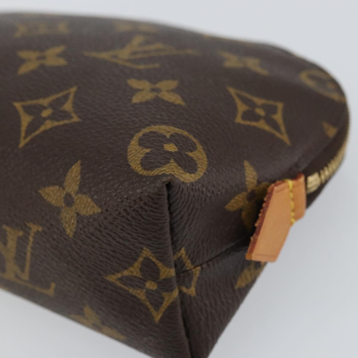 LOUIS VUITTON Monogram Pochette Cosmetic PM Pouch M43998 LV Auth BA9147
