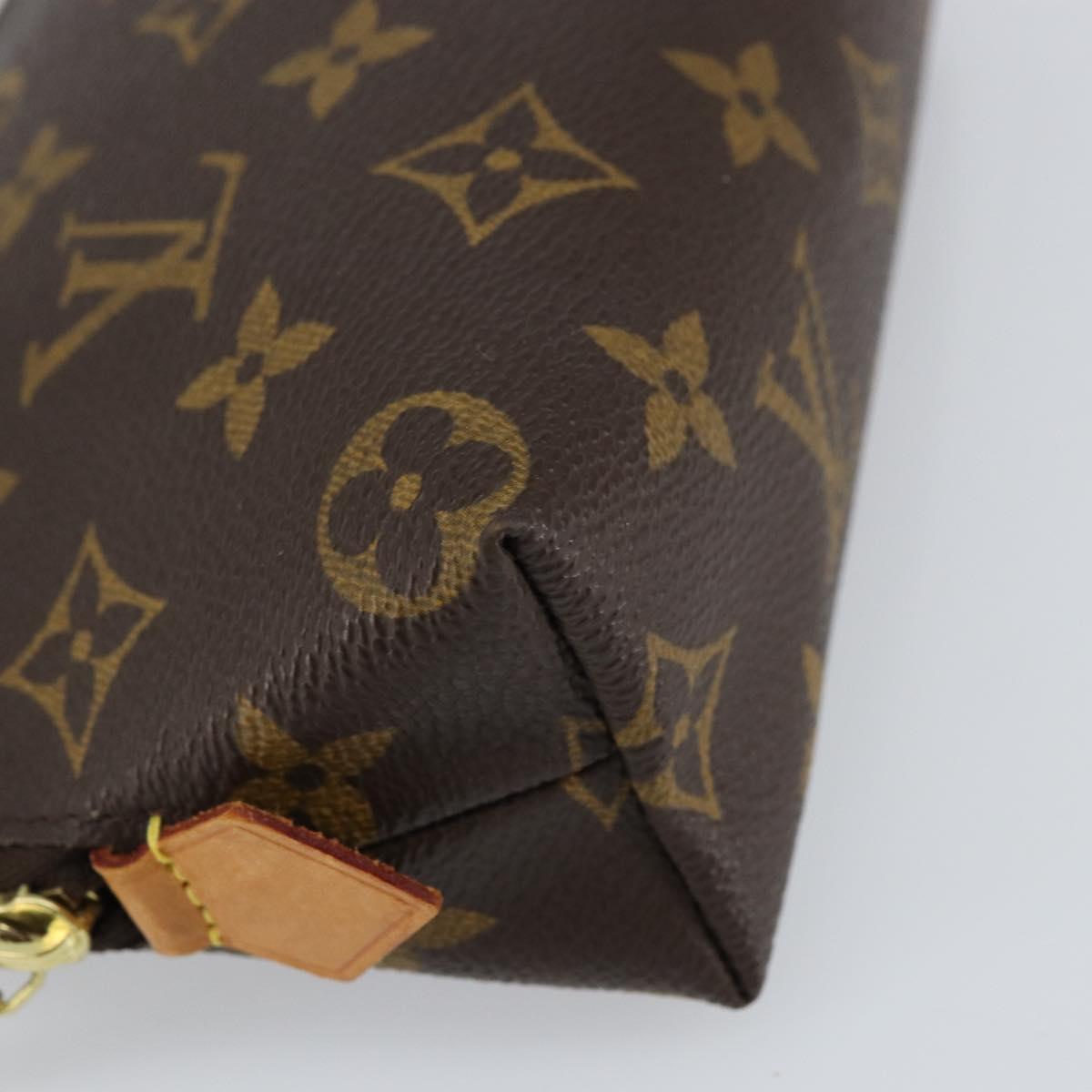LOUIS VUITTON Monogram Pochette Cosmetic PM Pouch M43998 LV Auth BA9147