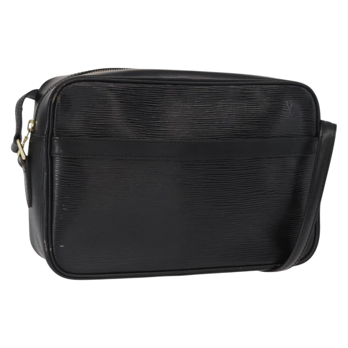LOUIS VUITTON Epi Trocadero 27 Shoulder Bag Black M52312 LV Auth BA9151