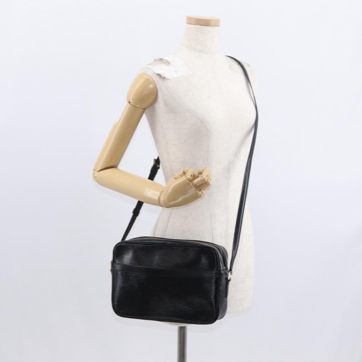 LOUIS VUITTON Epi Trocadero 27 Shoulder Bag Black M52312 LV Auth BA9151
