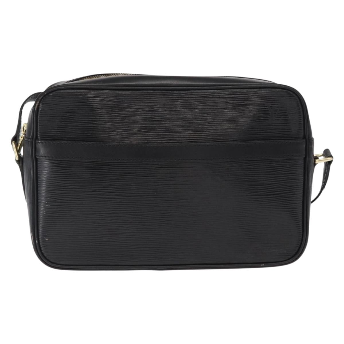 LOUIS VUITTON Epi Trocadero 27 Shoulder Bag Black M52312 LV Auth BA9151