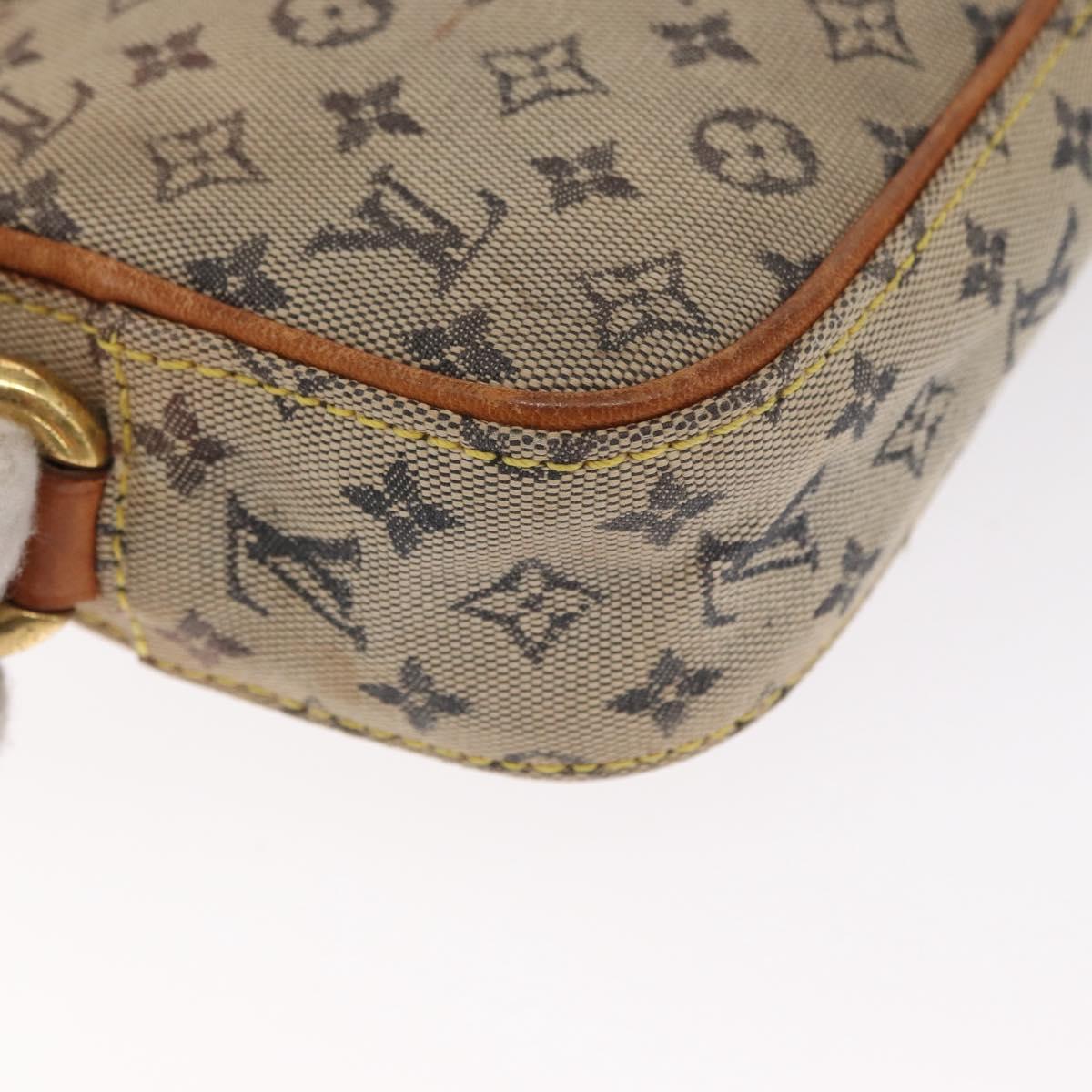 LOUIS VUITTON Monogram Mini Juliet MM Shoulder Bag Blue M92004 LV Auth BA9153