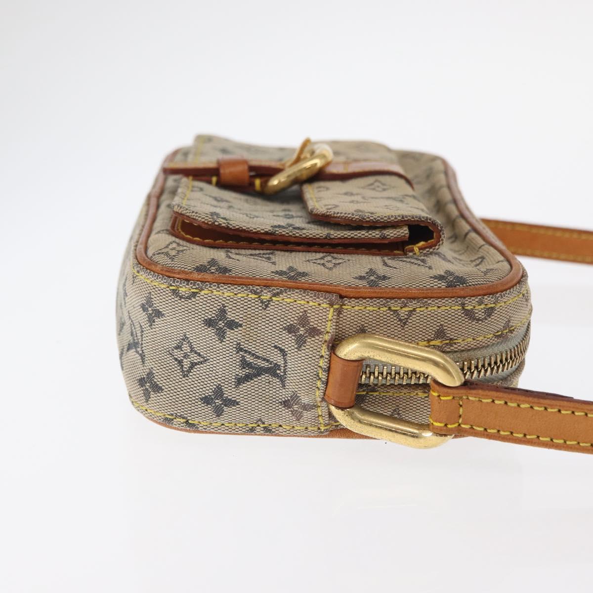 LOUIS VUITTON Monogram Mini Juliet MM Shoulder Bag Blue M92004 LV Auth BA9153