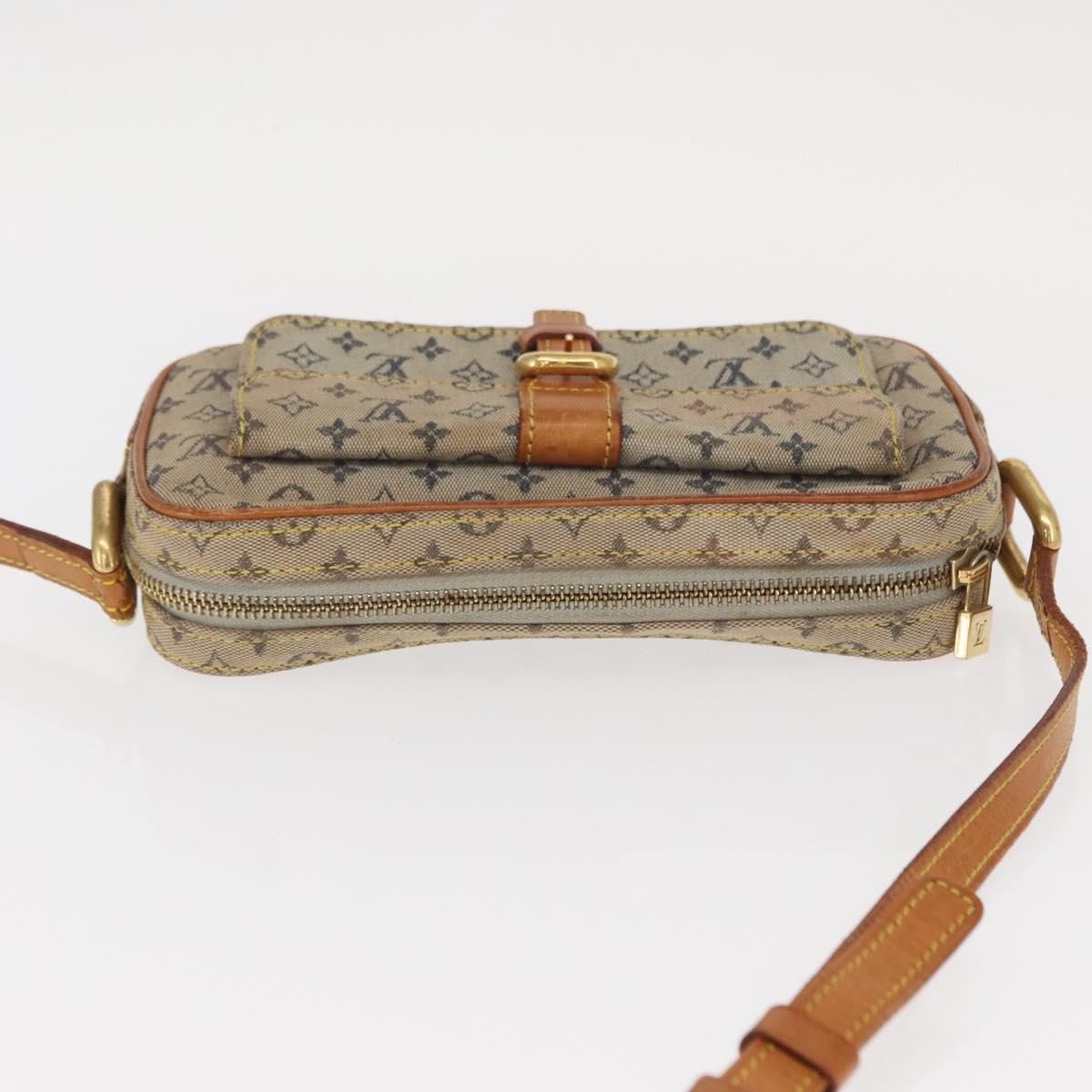 LOUIS VUITTON Monogram Mini Juliet MM Shoulder Bag Blue M92004 LV Auth BA9153
