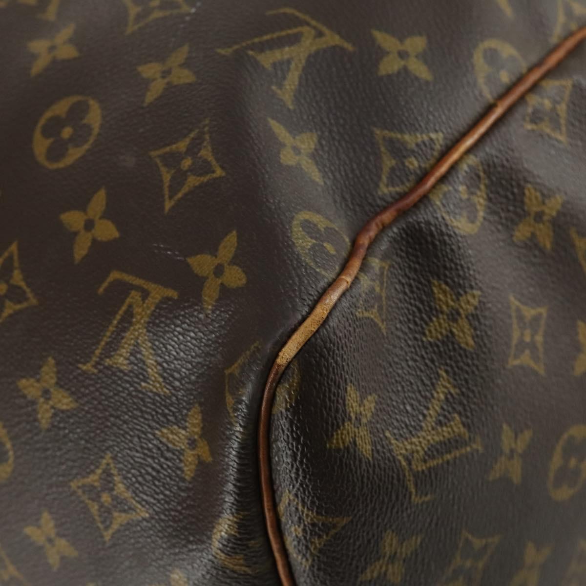 LOUIS VUITTON Monogram Keepall 55 Boston Bag M41424 LV Auth BA9184