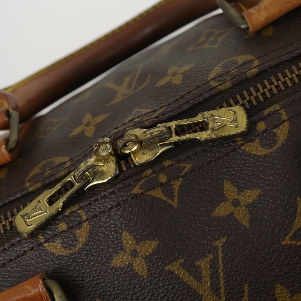 LOUIS VUITTON Monogram Keepall 55 Boston Bag M41424 LV Auth BA9184