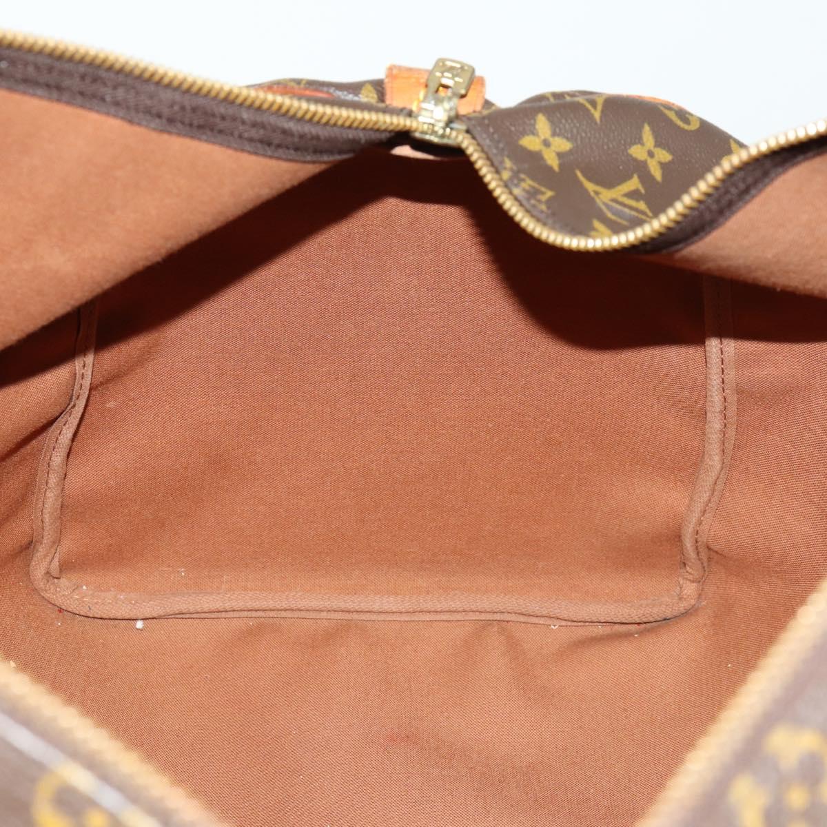 LOUIS VUITTON Monogram Keepall 55 Boston Bag M41424 LV Auth BA9184