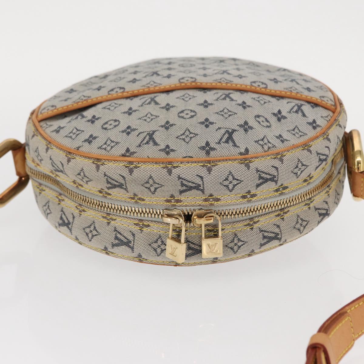 LOUIS VUITTON Monogram Mini Jeanne GM Shoulder Bag Blue M92000 LV Auth BA9185