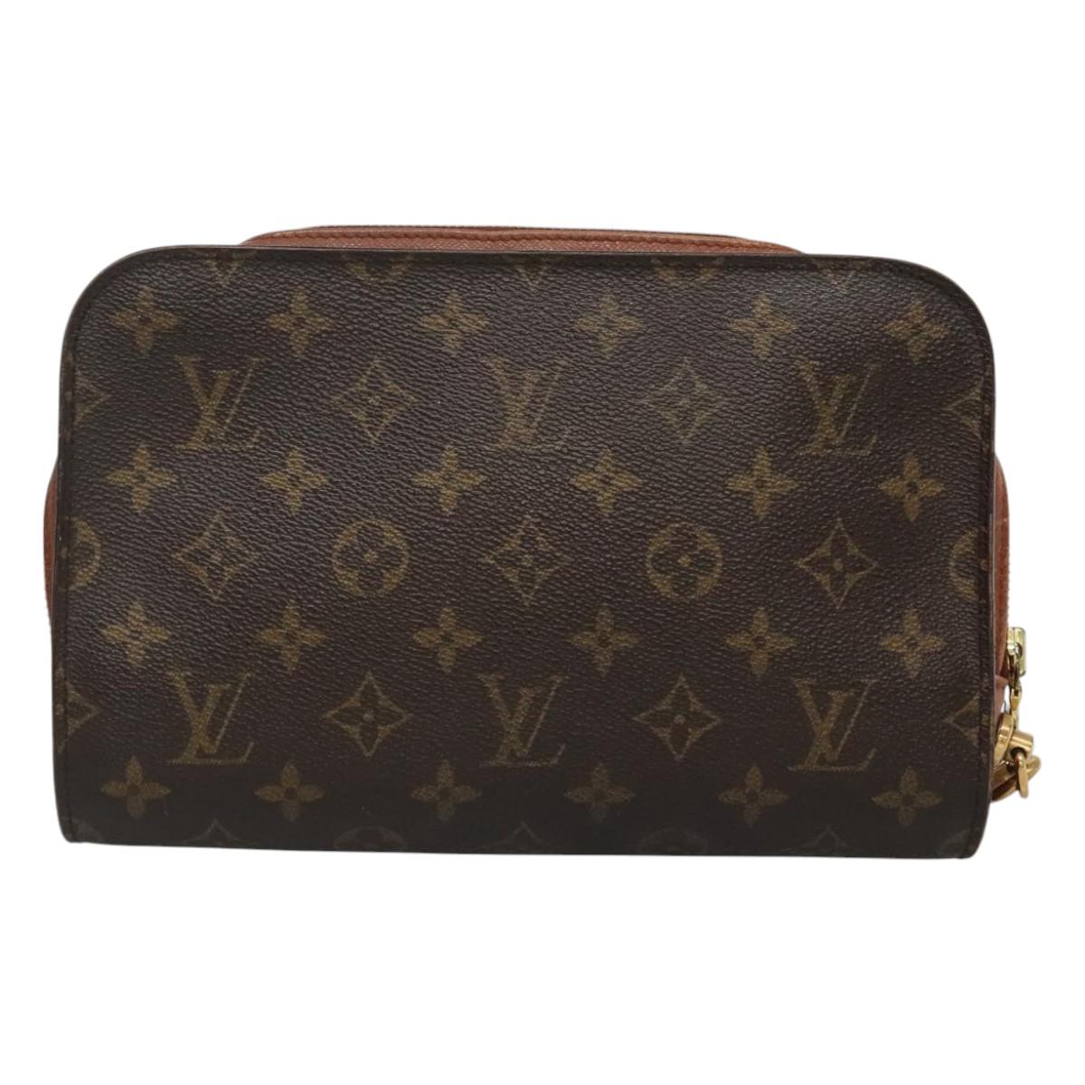 LOUIS VUITTON Monogram Orsay Clutch Bag M51790 LV Auth BA919