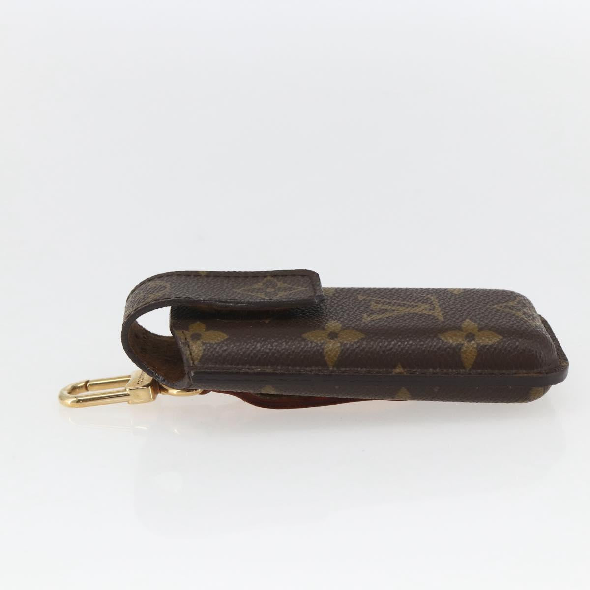LOUIS VUITTON Monogram Etui Telephonne Japon Cell Phone Case M63050 Auth BA9204