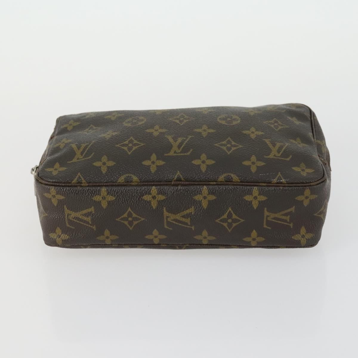 LOUIS VUITTON Monogram Vernis Epi Pouch 3 Set Yellow Beige LV Auth BA9212