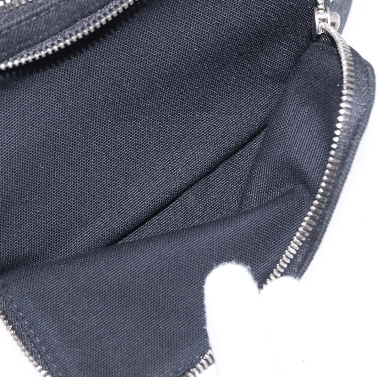 LOUIS VUITTON Monogram Denim Rush Bum Bag Denim Black M13961 Auth BA9222SAM