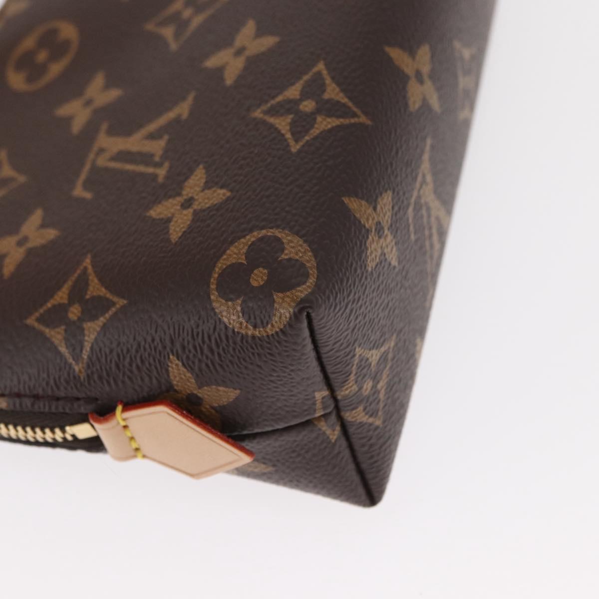 LOUIS VUITTON Monogram Cherry Pochette Cosmetic PM Pouch M13766 LV Auth BA9228SM