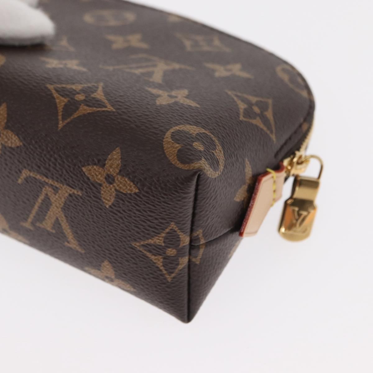 LOUIS VUITTON Monogram Cherry Pochette Cosmetic PM Pouch M13766 LV Auth BA9228SM