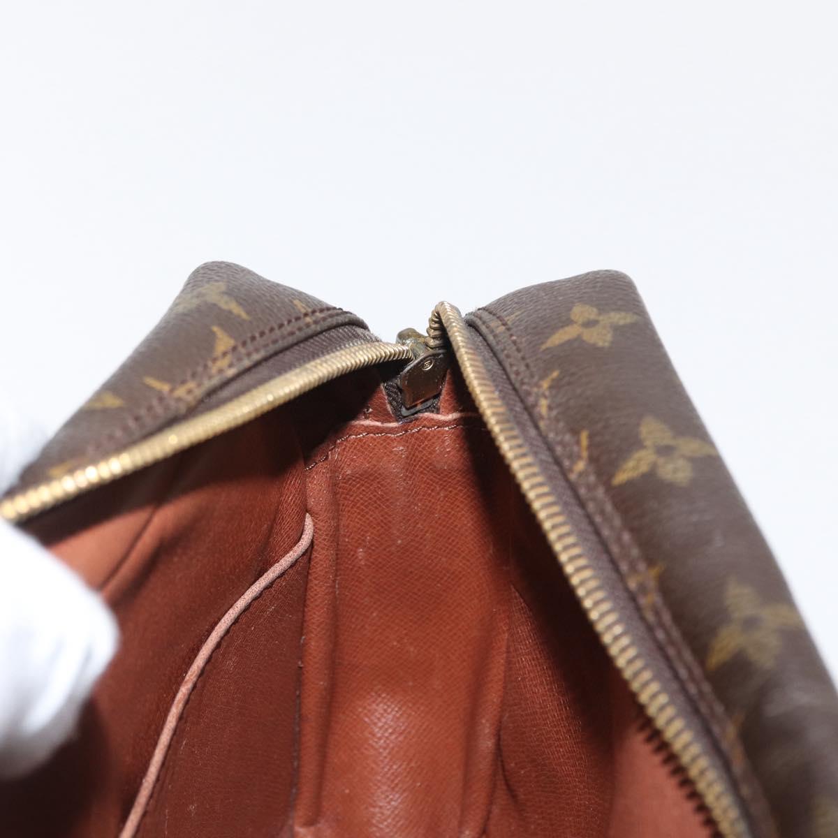 LOUIS VUITTON Monogram Compiegne 28 Clutch Bag M51845 LV Auth BA9237