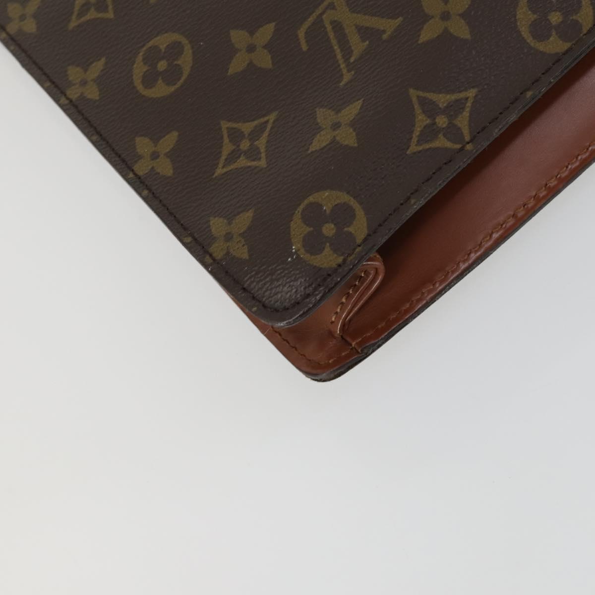LOUIS VUITTON Monogram Porte Documents Bandouliere Bag M53338 LV Auth BA9240
