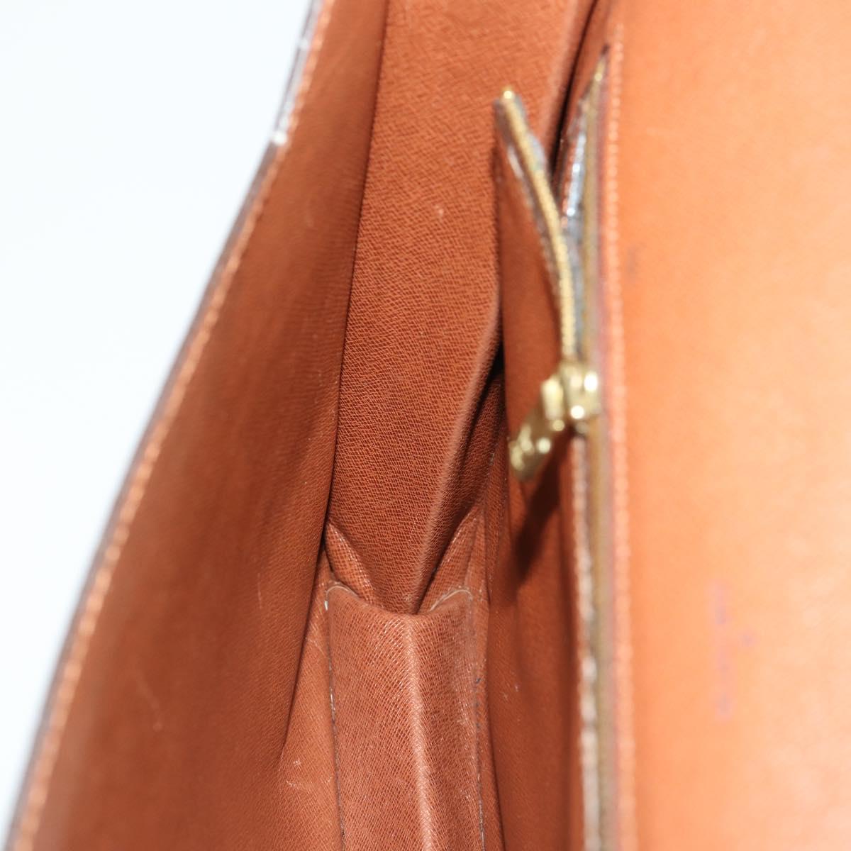 LOUIS VUITTON Monogram Porte Documents Bandouliere Bag M53338 LV Auth BA9240