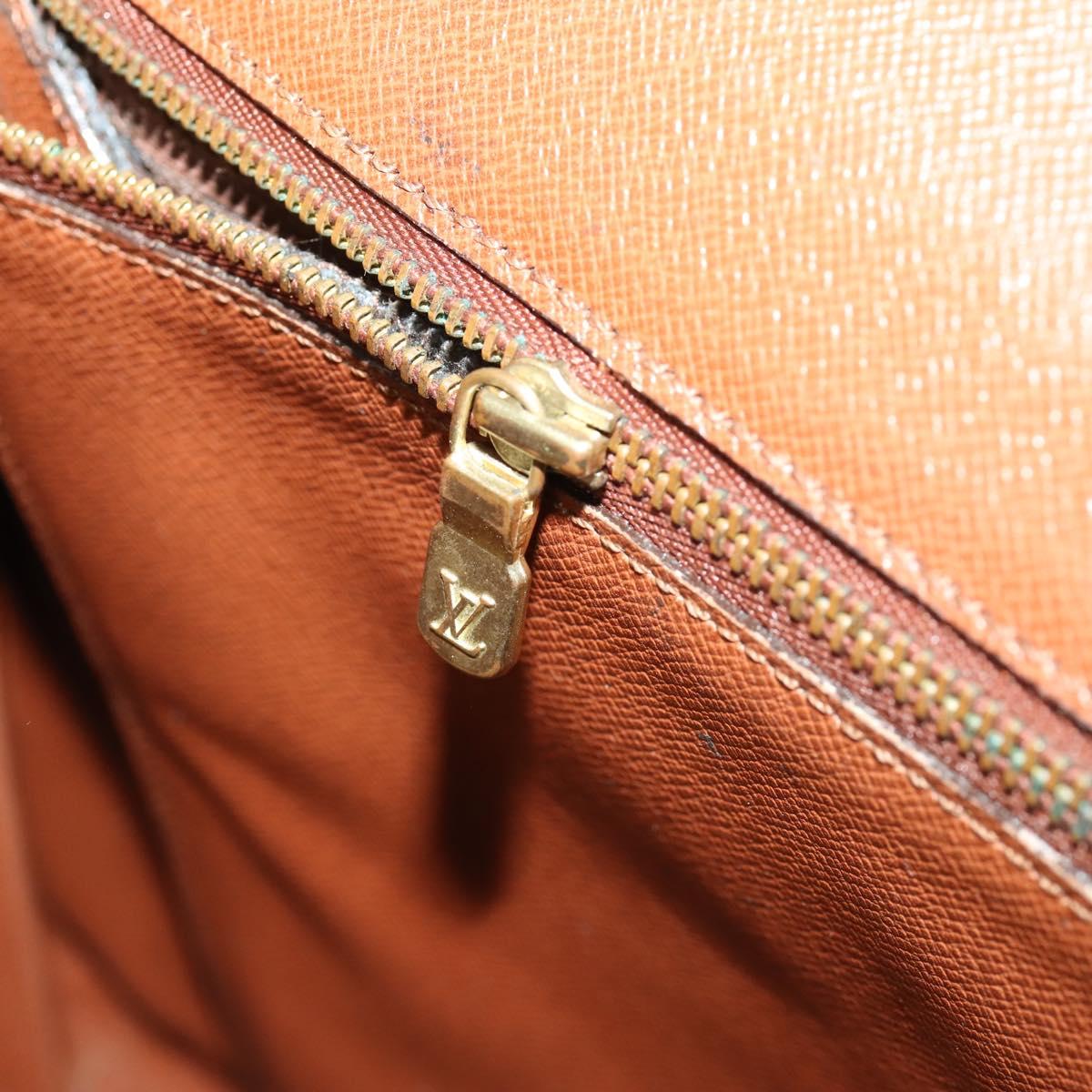 LOUIS VUITTON Monogram Porte Documents Bandouliere Bag M53338 LV Auth BA9240